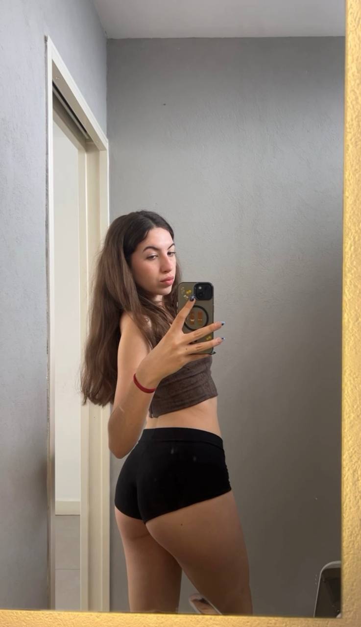 Amber in her underwear in Freetown